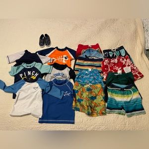18-24 Mixed Toddler Swim Trunks and Tops